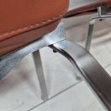 Poul Kjaerholm (1929-1980) pair of PK22 low chairs, Kold Christensen