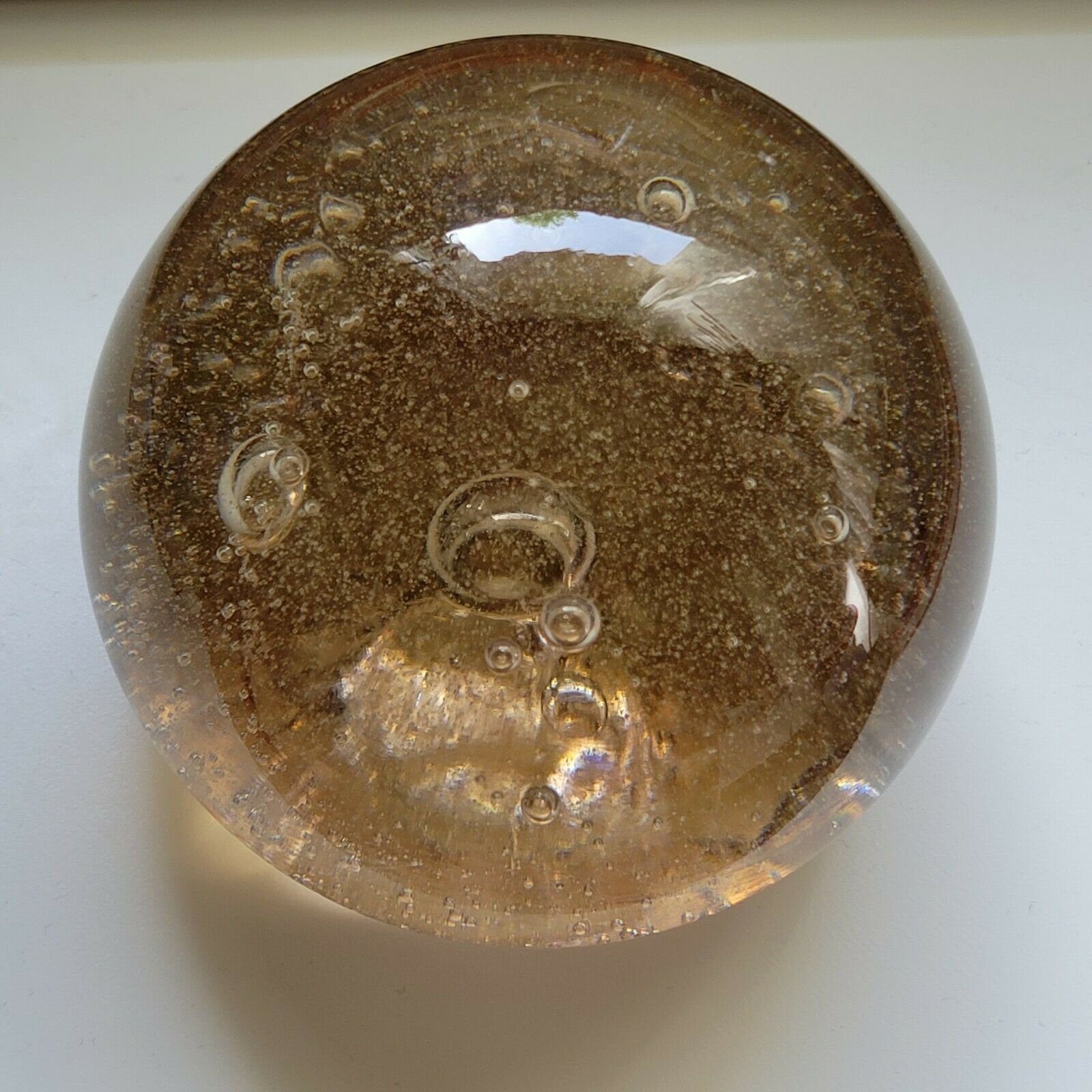 Sulphide press paperglass bubbled
