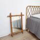 Vintage bamboo mirror