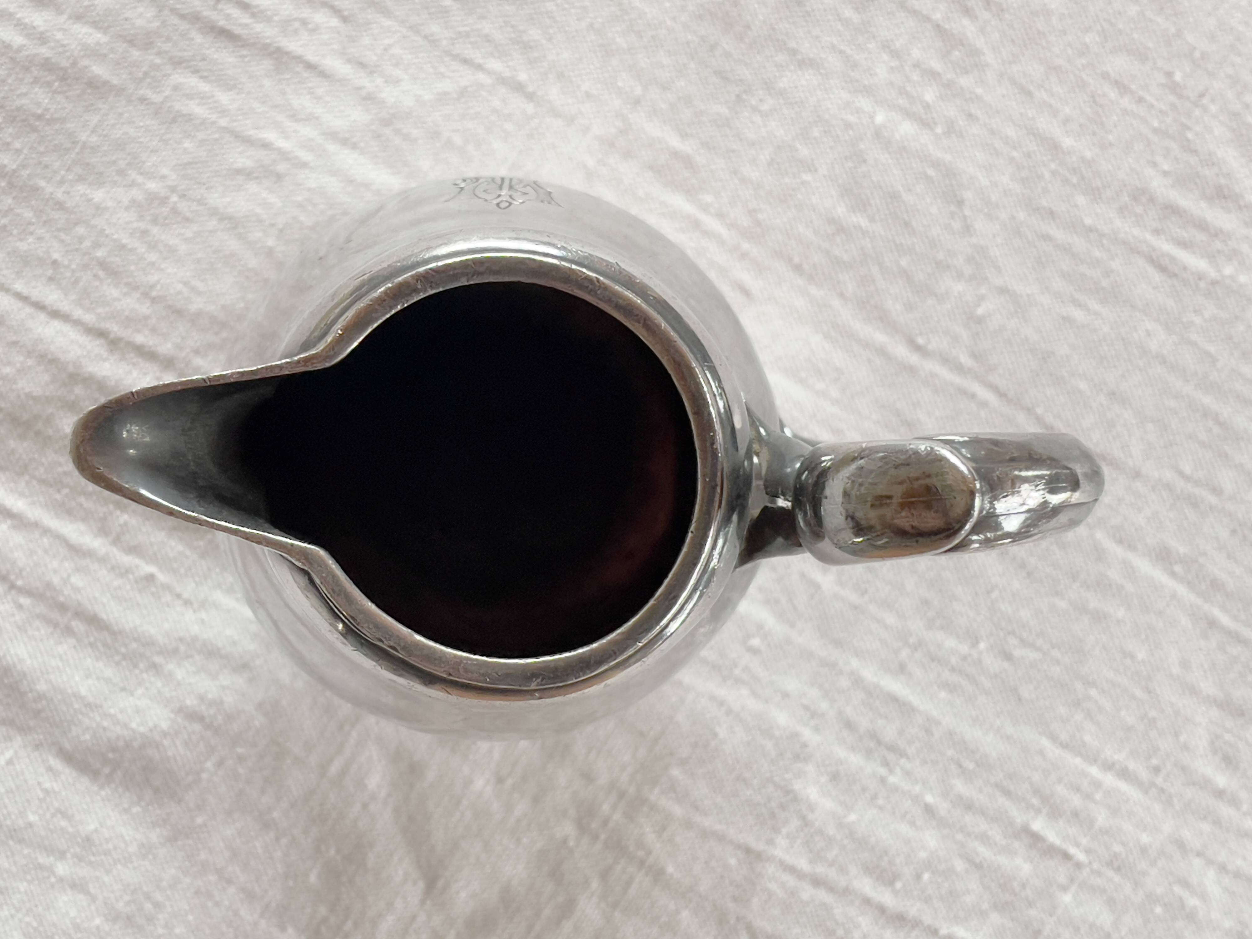 Orient express silver plated milk jug circa 1890 by christofle