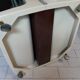Coffee table bar- brown and white, Flair 60/70