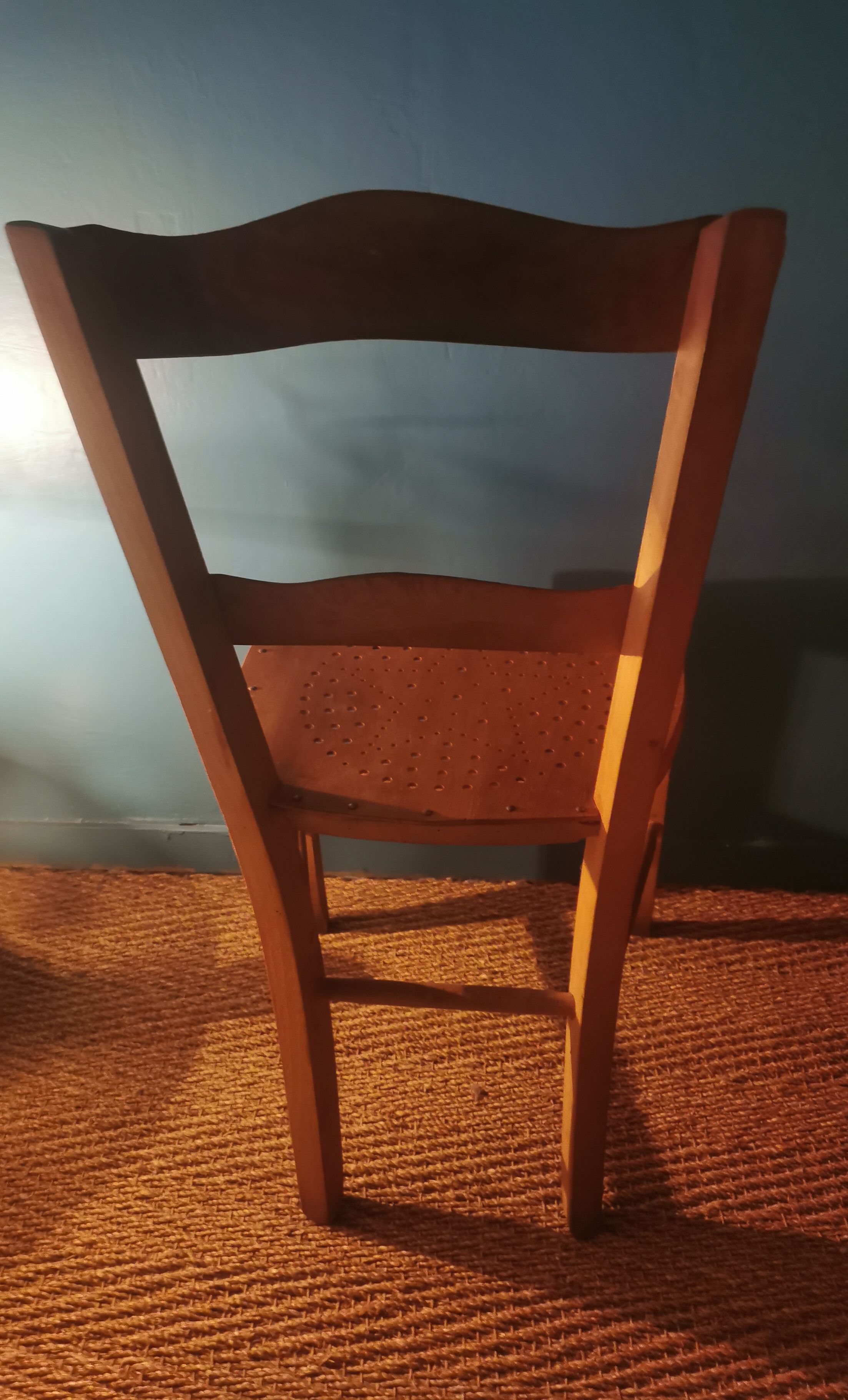 Bistro chair pattern openwork star