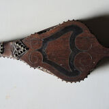 Old bellows in wood & brass marquetry