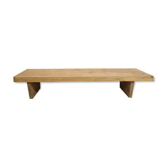 Corner bench in solid oak from the 50s