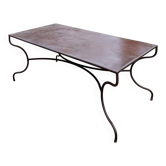 Wrought iron table