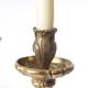 Pair of antique 6-arm bronze candelabras, 19th century