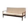 Three seater scandinavian teak sofa