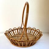 Panier corbeille en rotin