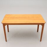 Vintage Walnut Coffee Table Carl MALMSTEN 1960 Sweden
