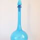 Bouteille de génie bleu, Empoli, Toscane années 1960