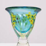 Berit Johansson Art Glass Vase by Murano 1970s Sweden