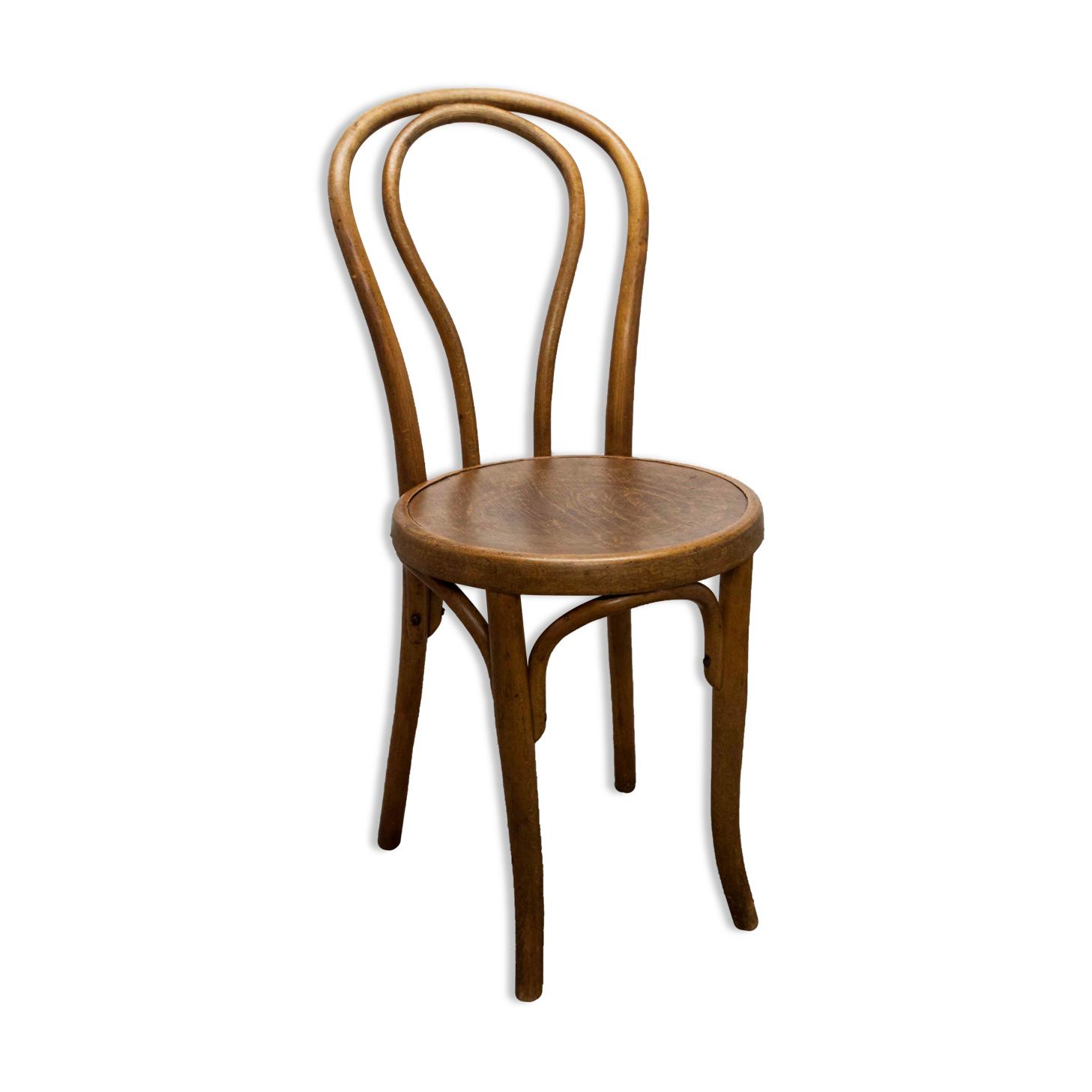 Mundus Vienna Austria 1910 curved wood bistro chair