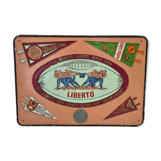 Advertising plate "Liberto"