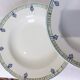 4 vintage St Amand deep plates 211259