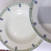 4 assiettes creuses vintage St Amand 211259