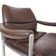 Röder Söhne leather lounge chair by Miller Borgsen