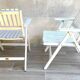 Pair of vintage wooden garden armchairs by r.gleizes