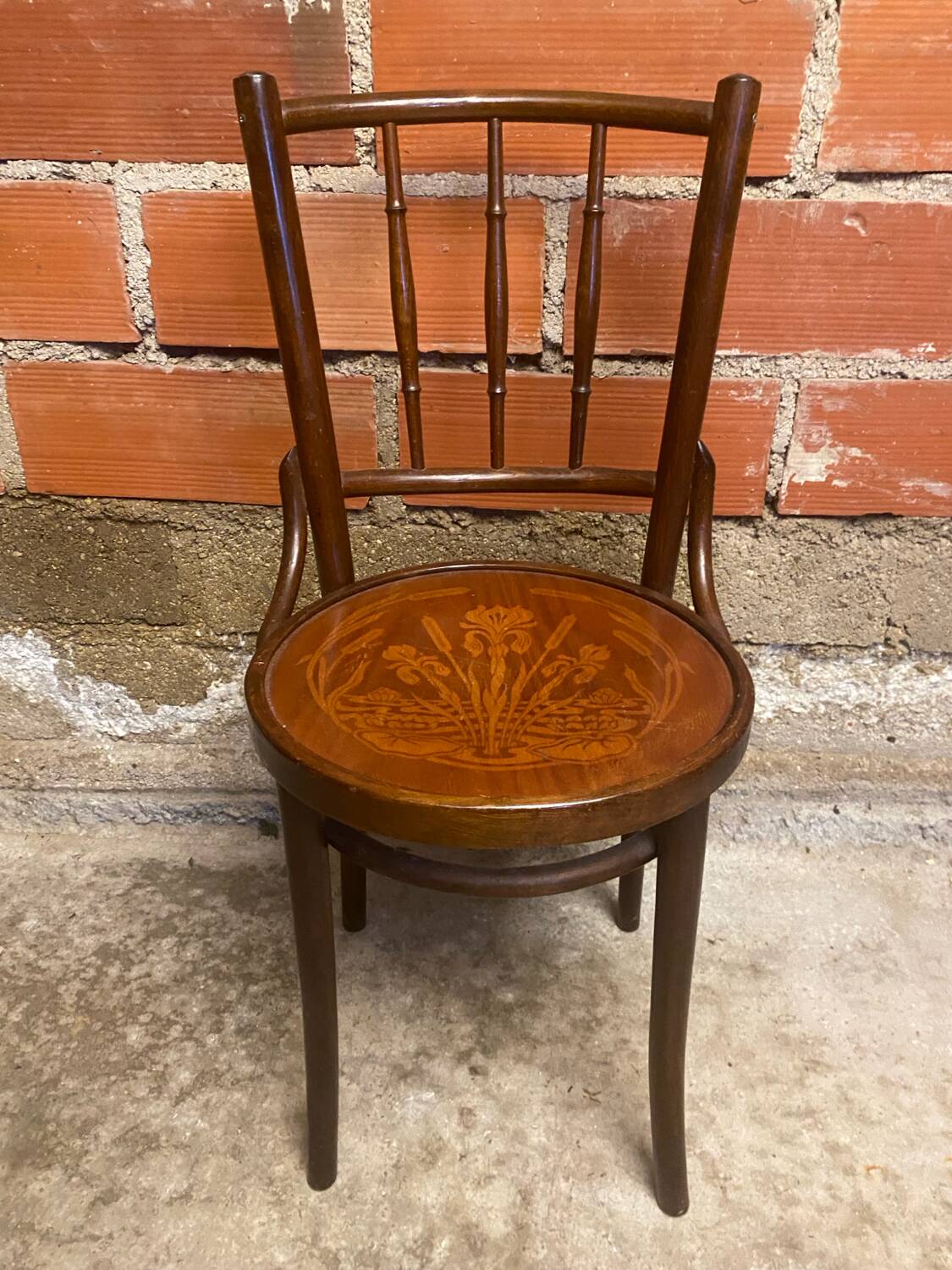 Bistro chair thonet mudson j. & j. kohn bentwood curved wood 1930 ra