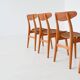 Chaises de salle à manger Hans Wegner Sawbuck CH30 Carl Hansen & Son Danemark 1952