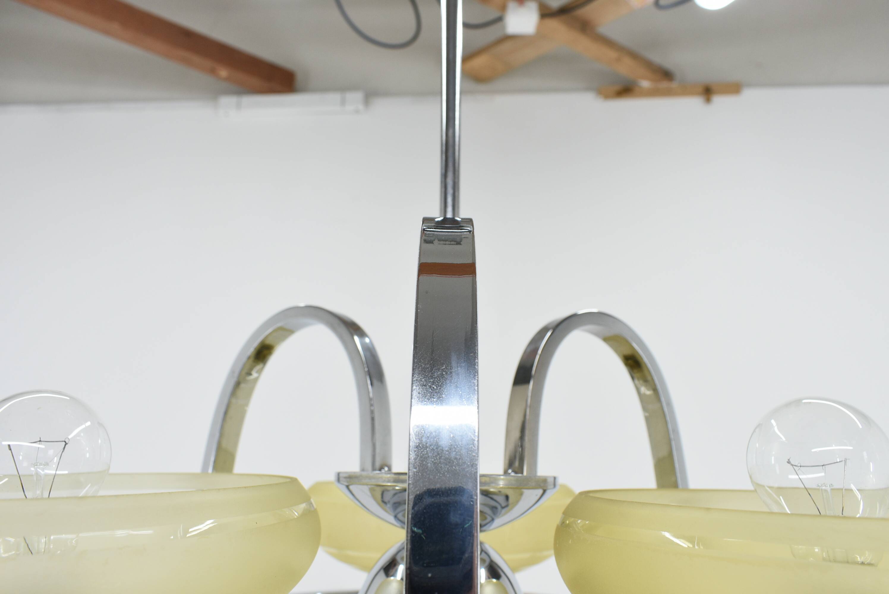 Art Deco Chandelier, Czechoslovakia , 1930s