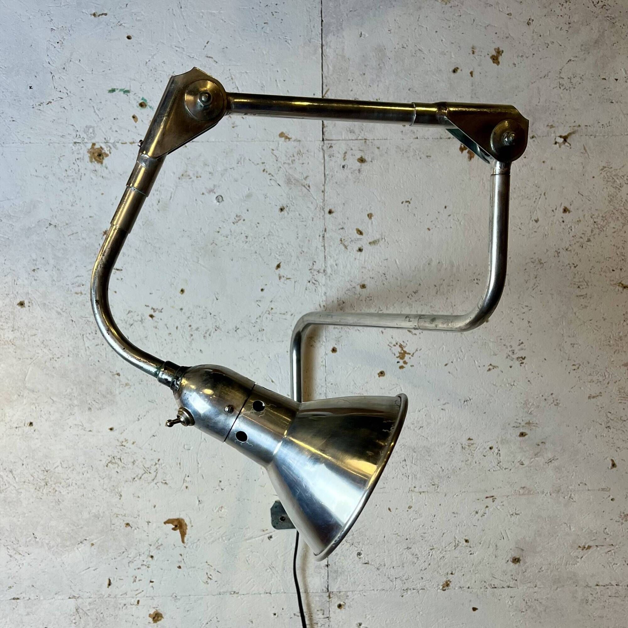 SEPA industrial wall light – France, 1930s–1940s