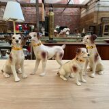 Series of dogs faience by desvres