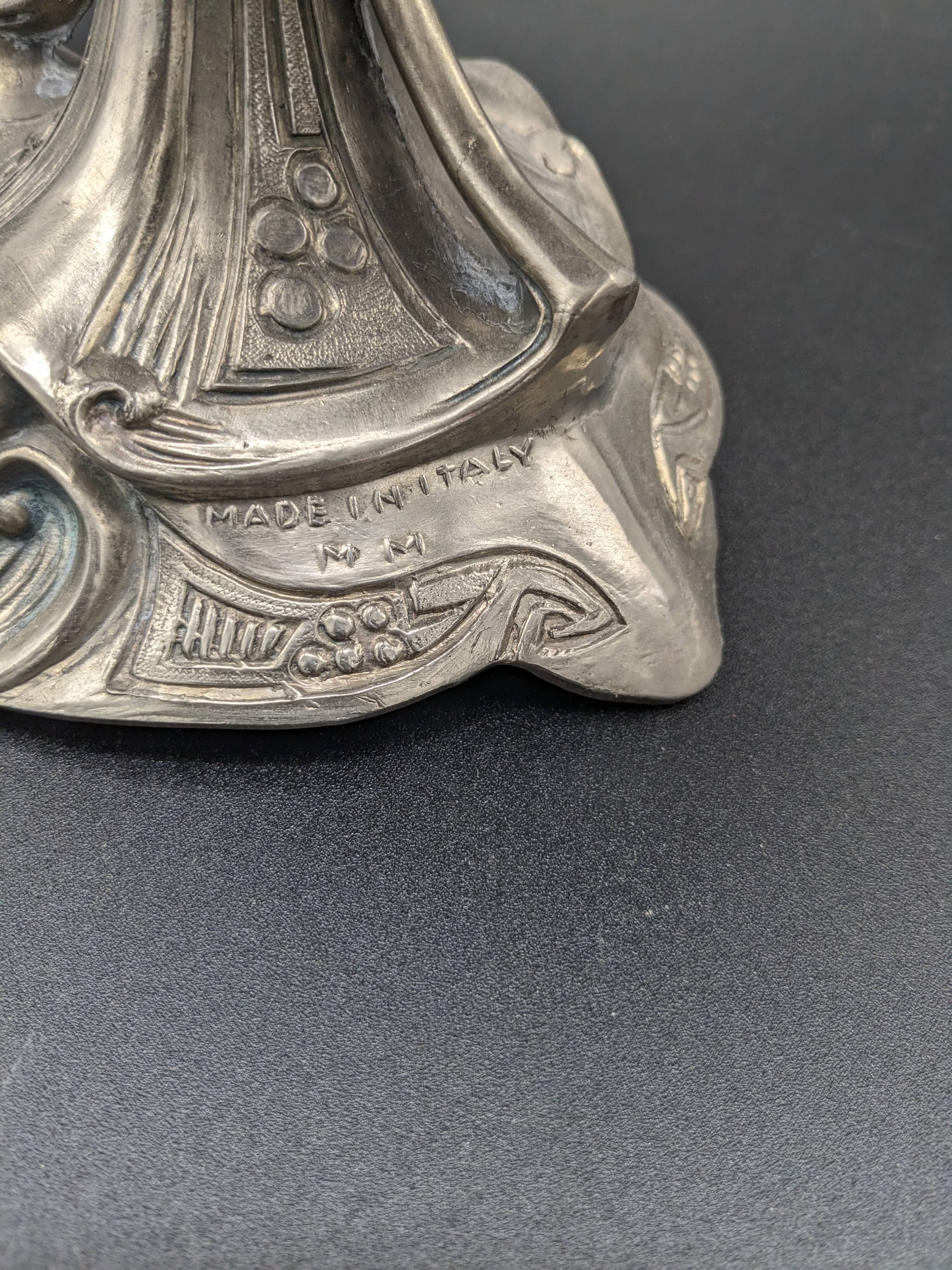 Art nouveau spades flowers incense design from the 20th century, Mauro Manetti