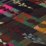 Turkish Anatolian Handmade Vintage Area Kilim Rug 286 cm x 188 cm