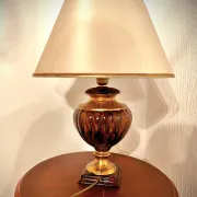 VINTAGE CERAMIC LAMP THE DOLPHIN