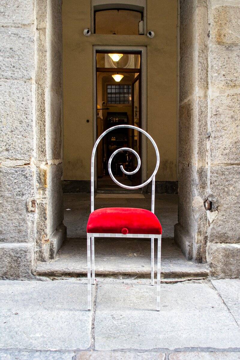 Sedia Suspiral by Luigi Serafini by Sawaya & Moroni, 1986