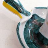 Midcentury Ceramic Candle Holder Picault Style