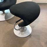 Stokke Variér Peel armchair + footrest