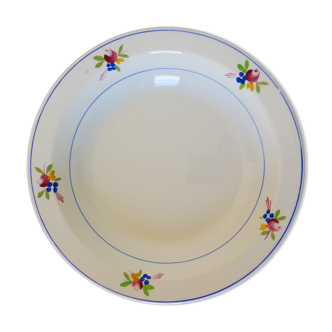 Vintage round hollow dish from the Gien factory, Nice model 2106109
