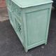 Buffet in painted and patinated mahogany wood dating from the late nineteenth century
