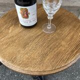 metal pedestal table, Art Deco garden bistro, Paris, 80s