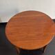 Table basse, guéridon rond en bois Hainke, Allemagne 1950