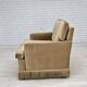 1970s, Danish 2-seater sofa, honey yellow furniture velour.