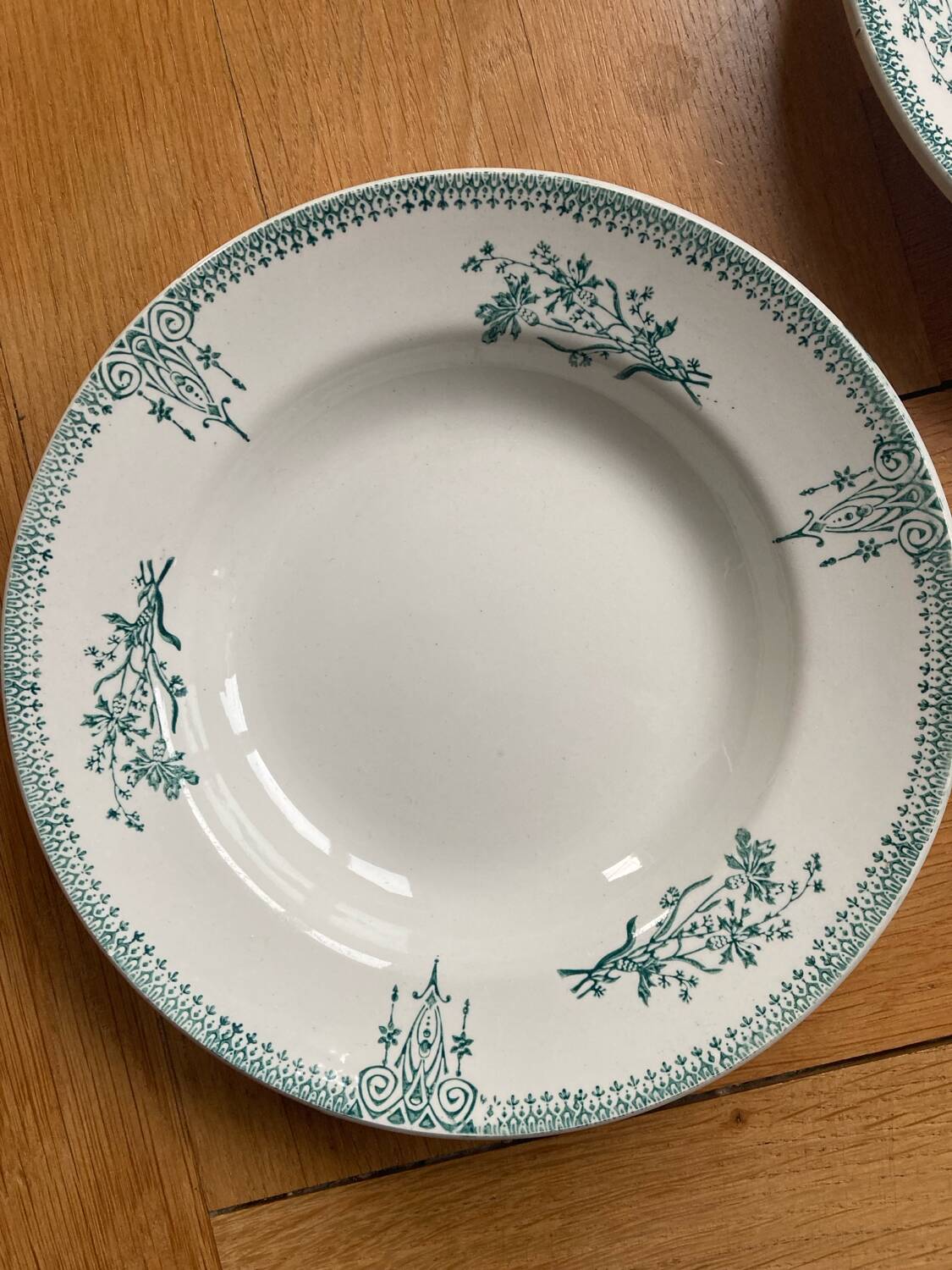 Saint Amand deep plates ironstone