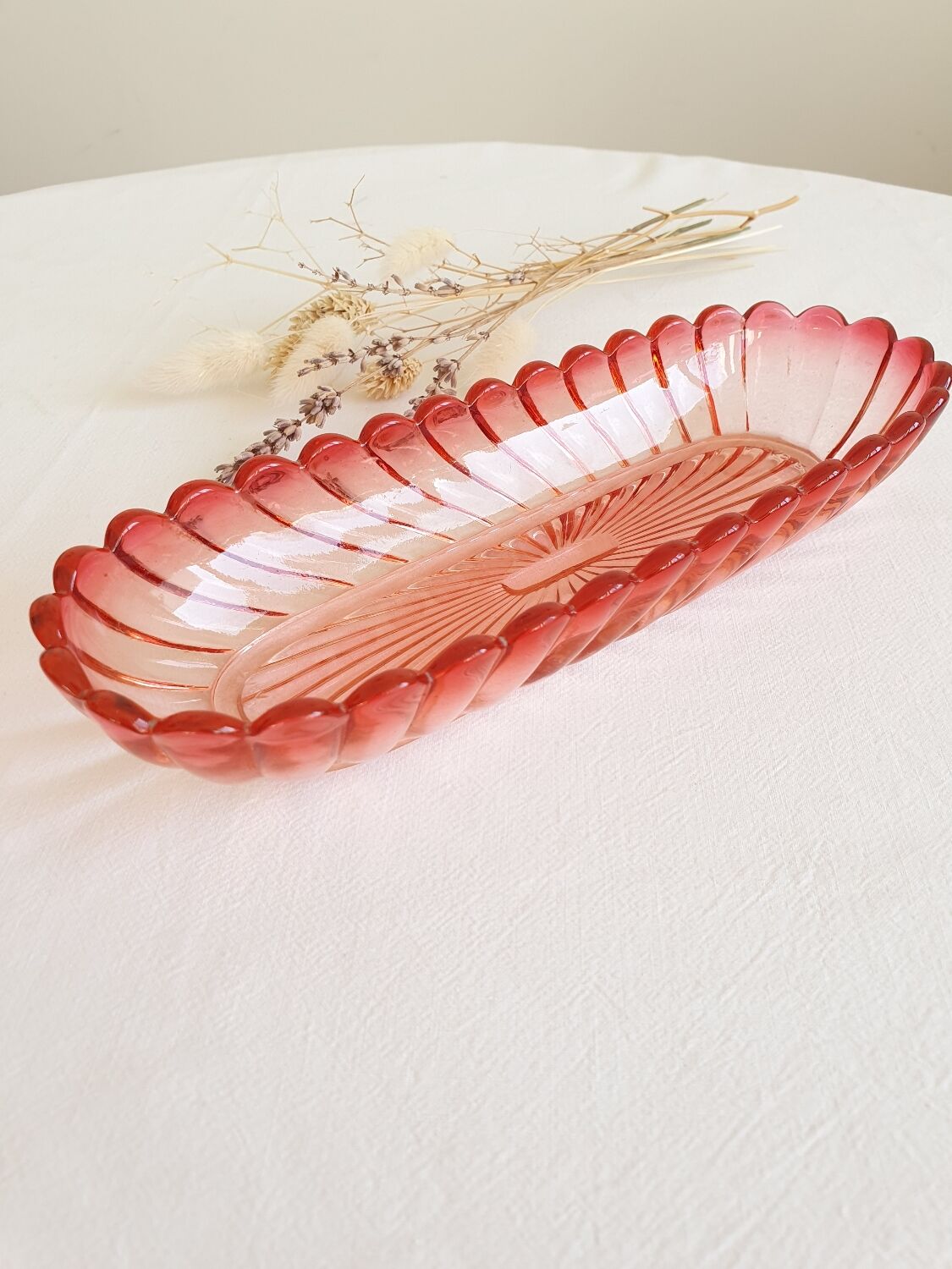 Antique Baccarat crystal bowl