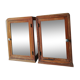 Paire de vitrines en noyer art deco