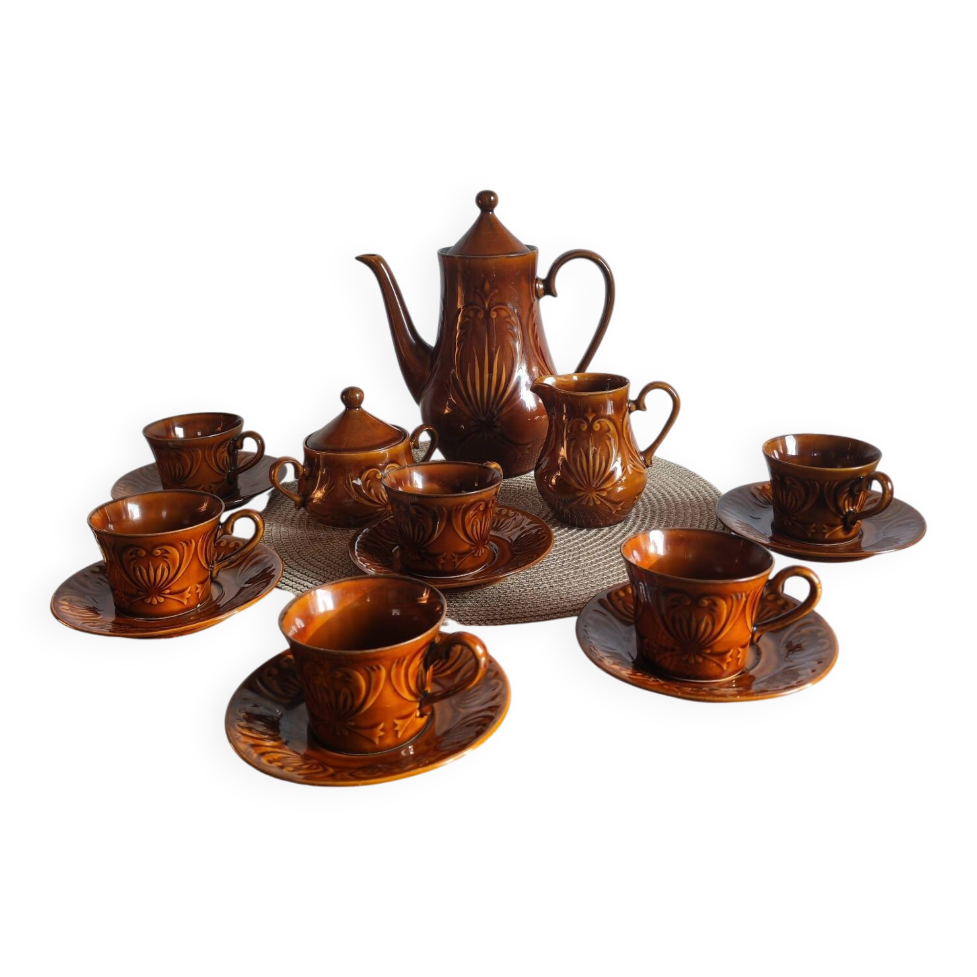 Mid-century coffee service Poland 1960