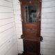Antique coat rack in solid oak