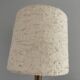 Adjustable brass wall lamp with fabric shade, Danish design, 1970s, Denmark.
