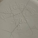 Old Sarreguemines ceramic flowerpot France 5785 vintage