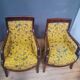 Fausse paire de bergere d epoque restauration