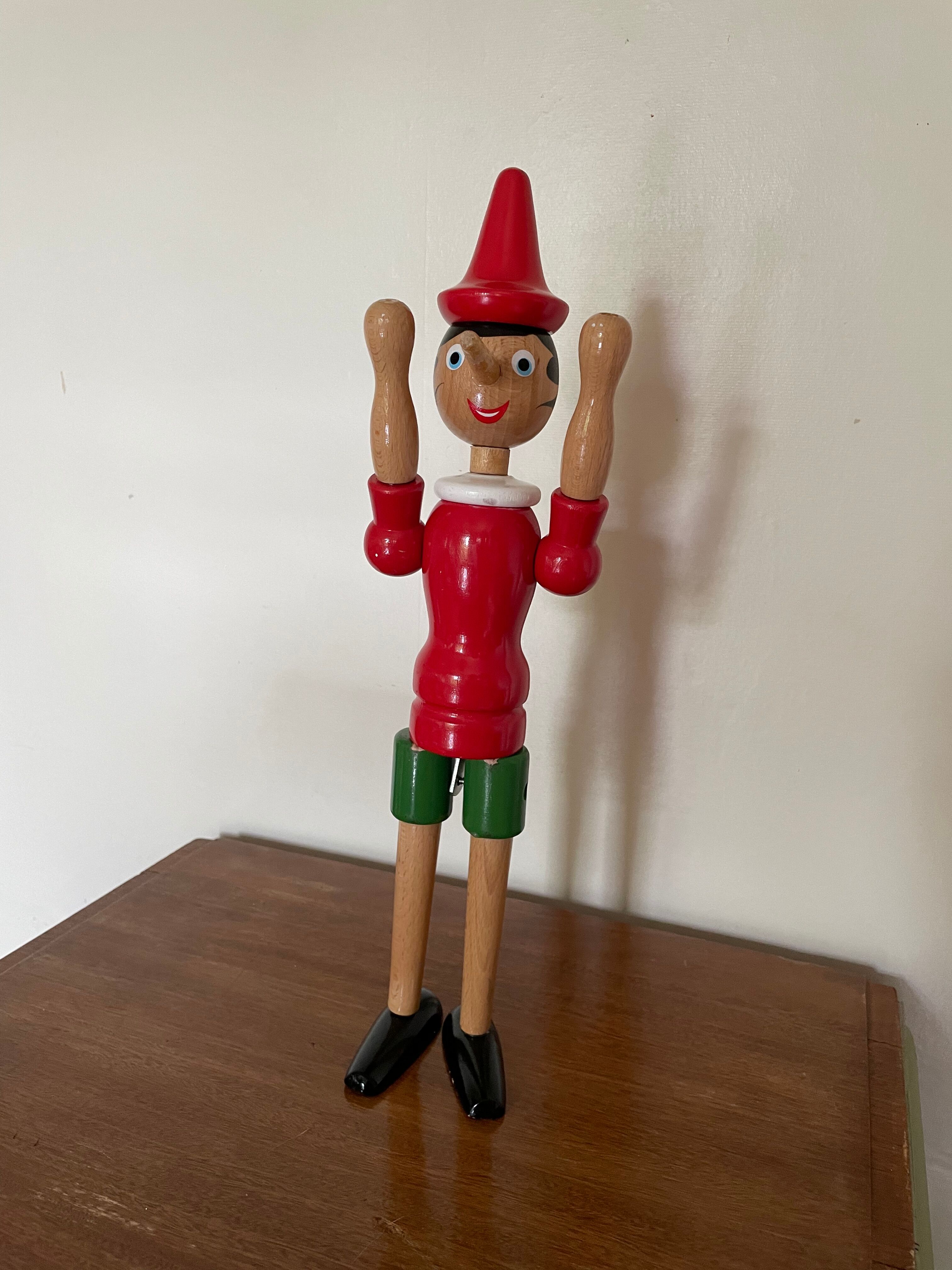 Articulated wooden Pinocchio H40
