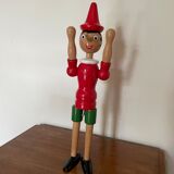 Articulated wooden Pinocchio H40