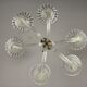 Venetian chandelier in murano glass by seguso circa 1950