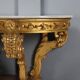 Console ancienne en bois sculpté avec décorations, Italie, XIXe siècle
