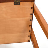 1950s Danish Teak and Oak Side Table / Chest of Drawers